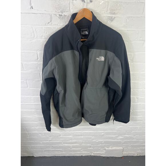 The North Face Men's Apex Bionic Full Zip Jacket Colorblock Gray Black Size XL - Picture 1 of 5